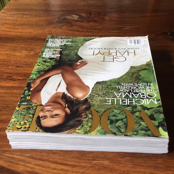 VOGUE 2016 Oct Nov Dec Lupita Nyongo Emma Stone Michelle Obama (Set of 3) - Picture 7 of 8